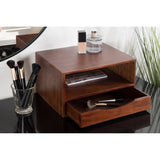 Kate and Laurel Hutton Floating Wall Shelf with Drawer - 12.5x10x7