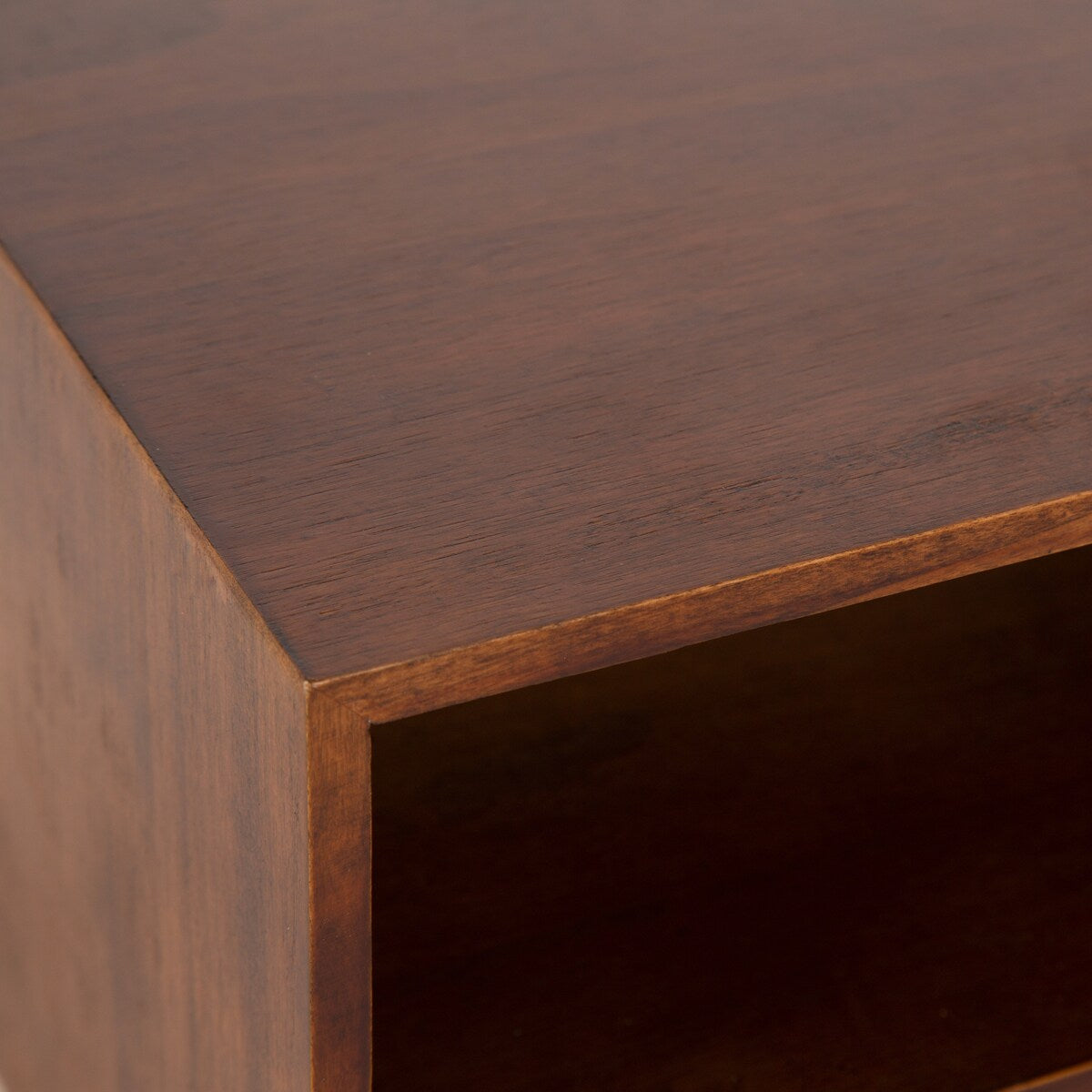Kate and Laurel Hutton Floating Wall Shelf with Drawer - 12.5x10x7