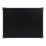 Kate and Laurel Jarden Recessed Wall Mirror with Shelf - White - 20X26