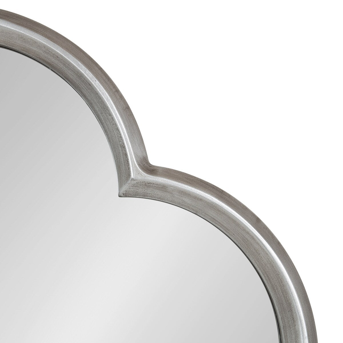 Kate and Laurel Krisi Scalloped Framed Wall Mirror