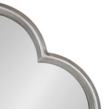 Kate and Laurel Krisi Scalloped Framed Wall Mirror
