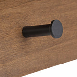 Kate and Laurel Levie Wood Wall Shelf Ledge with Knobs - 36x7.5x4.5