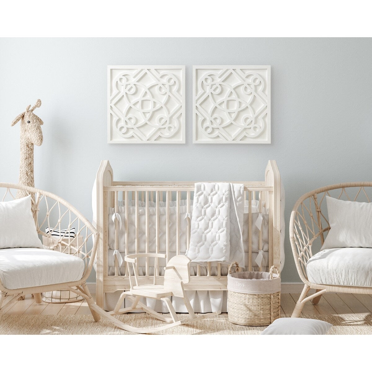 Kate and Laurel Mercador Wall Art Plaque