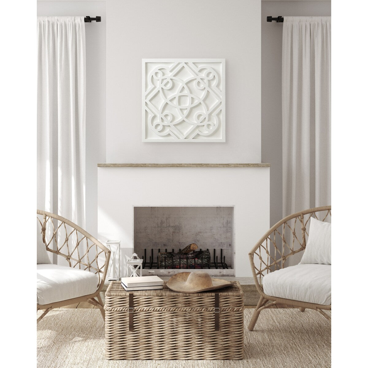 Kate and Laurel Mercador Wall Art Plaque