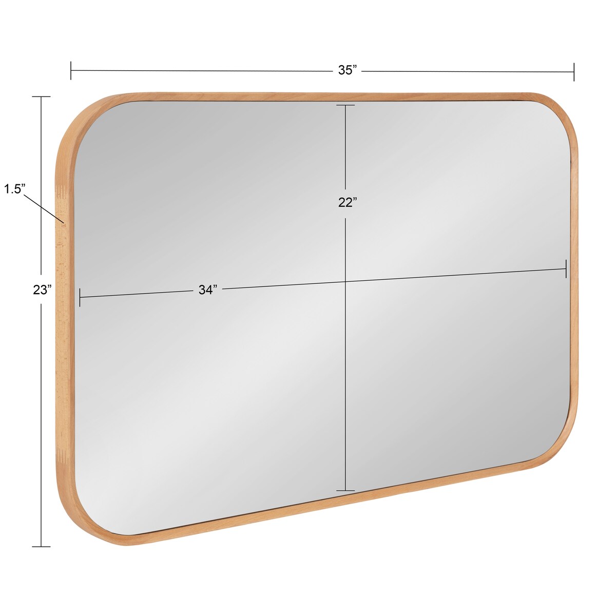 Kate and Laurel Nordlund Framed Wall Mirror