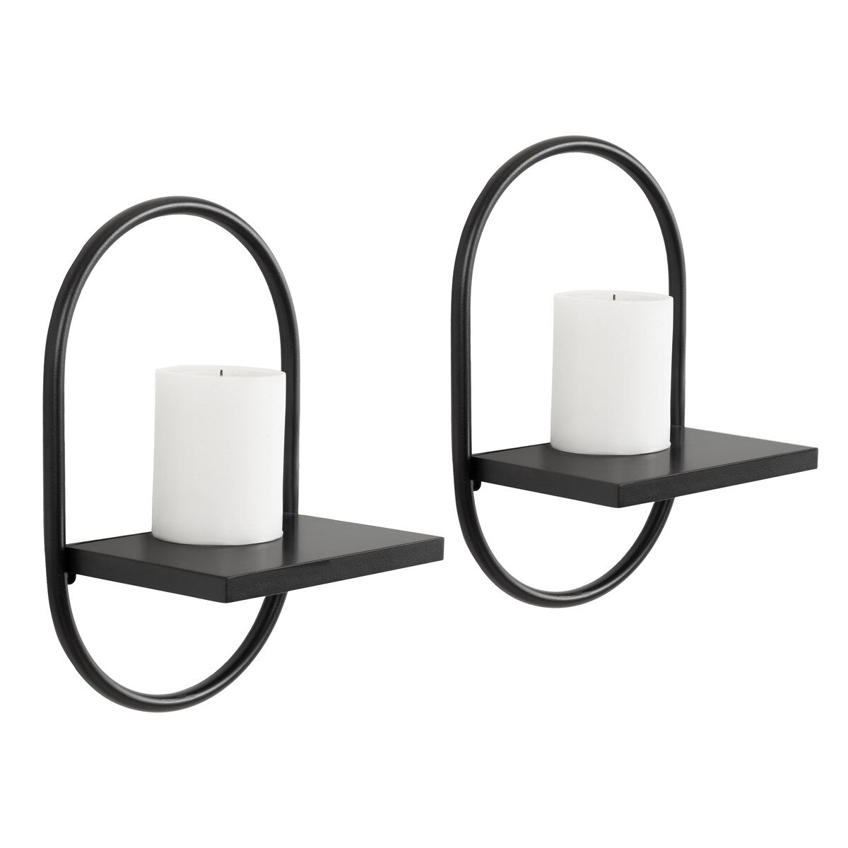 Kate and Laurel Olav Wall Shelf Set