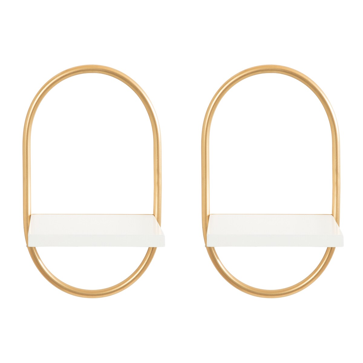 Kate and Laurel Olav Wall Shelf Set