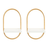 Kate and Laurel Olav Wall Shelf Set