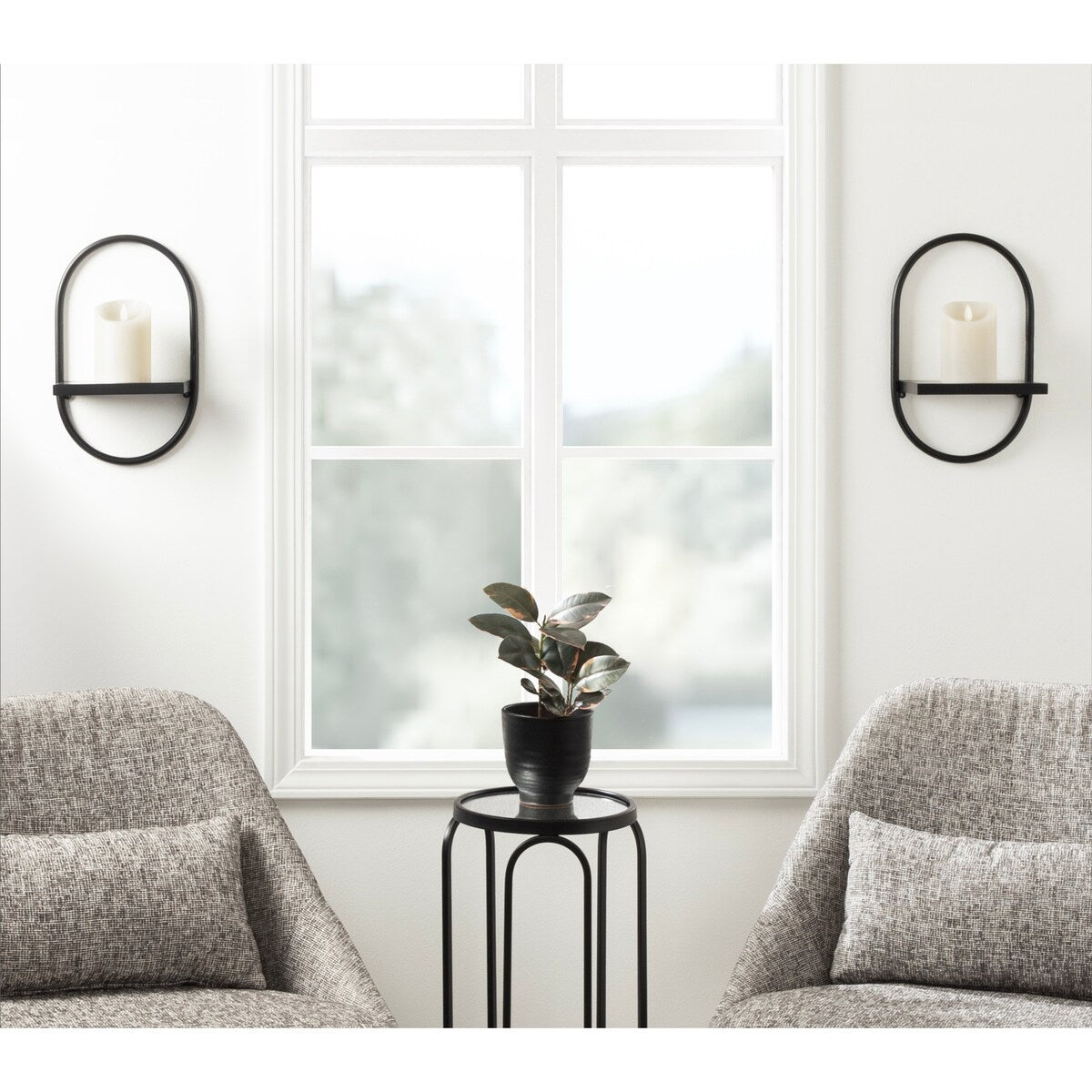 Kate and Laurel Olav Wall Shelf Set