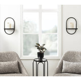 Kate and Laurel Olav Wall Shelf Set