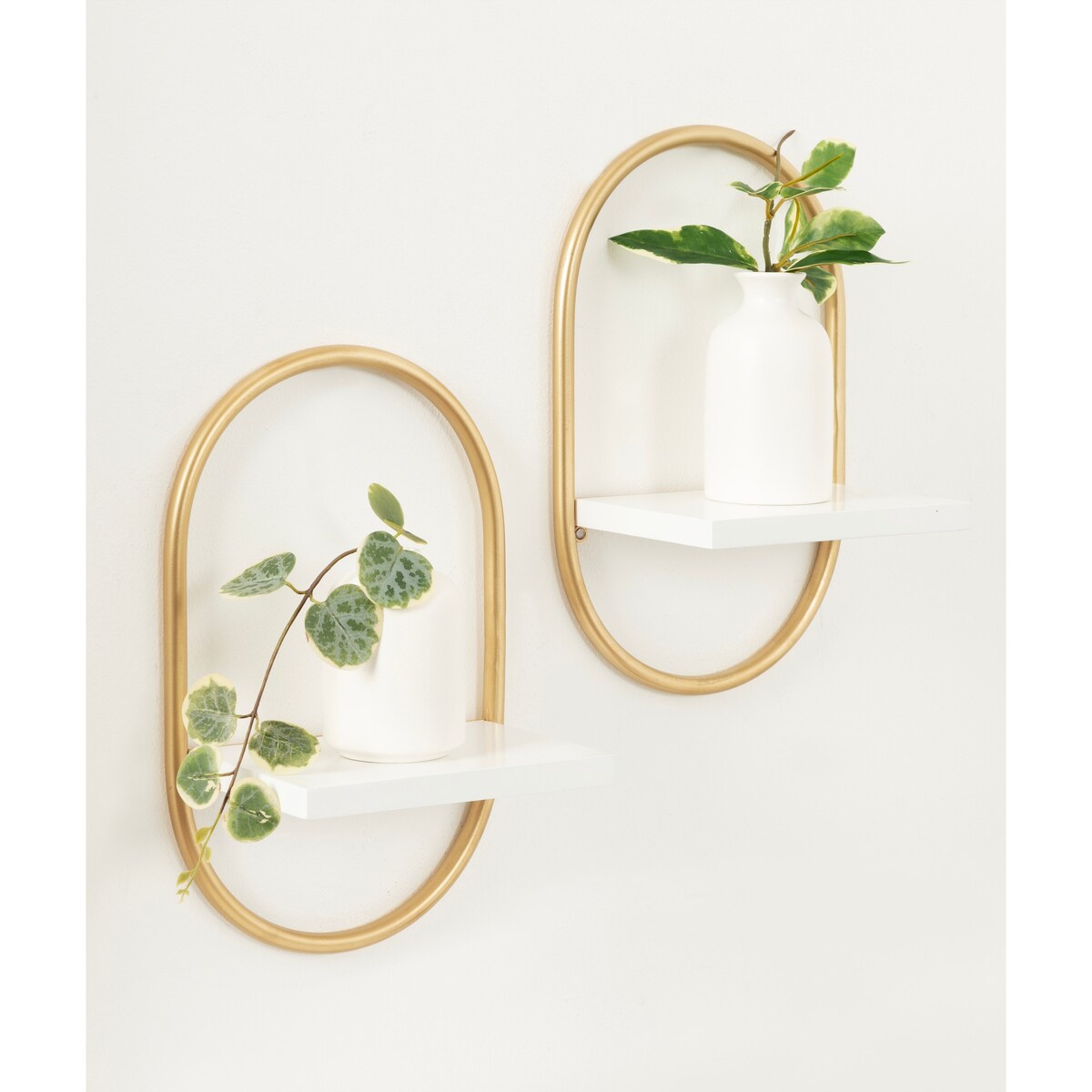 Kate and Laurel Olav Wall Shelf Set