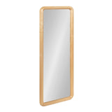 Kate and Laurel Pao Framed Wood Wall Mirror