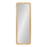 Kate and Laurel Pao Framed Wood Wall Mirror