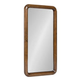 Kate and Laurel Pao Framed Wood Wall Mirror