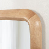 Kate and Laurel Pao Framed Wood Wall Mirror