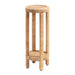 Kate and Laurel Rafina Rattan Drink Table - 9x9x22