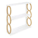 Kate and Laurel Ring Wooden 3-Tier Shelf - 28x8x31