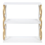 Kate and Laurel Ring Wooden 3-Tier Shelf - 28x8x31