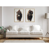 Kate and Laurel Sylvie Beast Framed Canvas by Saint and Sailor Studios