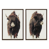 Kate and Laurel Sylvie Beast Framed Canvas by Saint and Sailor Studios