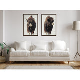 Kate and Laurel Sylvie Beast Framed Canvas by Saint and Sailor Studios