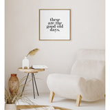 Kate and Laurel Sylvie Good Old Days Framed Canvas by Maggie Price of Hunt and Gather Good