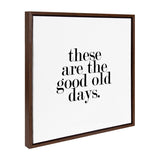 Kate and Laurel Sylvie Good Old Days Framed Canvas by Maggie Price of Hunt and Gather Good