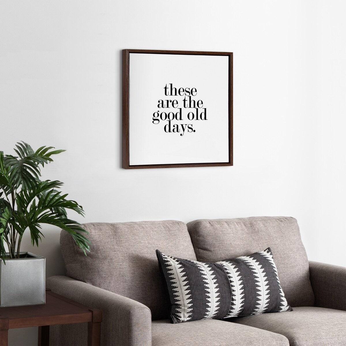 Kate and Laurel Sylvie Good Old Days Framed Canvas by Maggie Price of Hunt and Gather Good