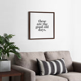 Kate and Laurel Sylvie Good Old Days Framed Canvas by Maggie Price of Hunt and Gather Good