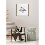 Kate and Laurel Sylvie Good Old Days Framed Canvas by Maggie Price of Hunt and Gather Good