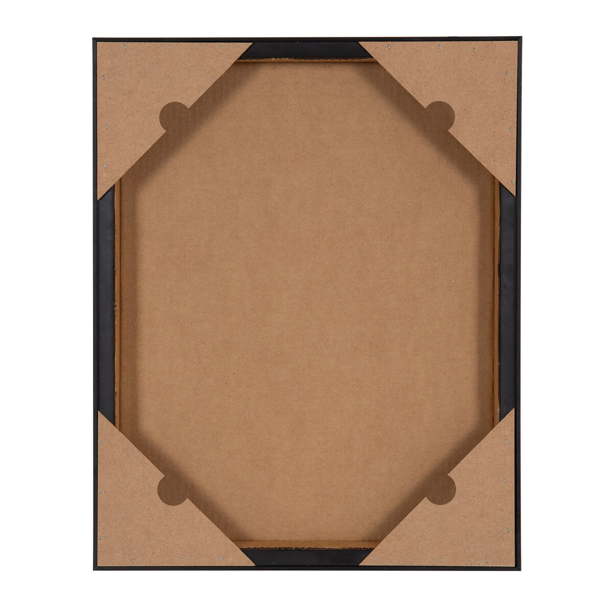 Kate and Laurel Sylvie Line Neutral Framed Canvas by Nikita Jariwala