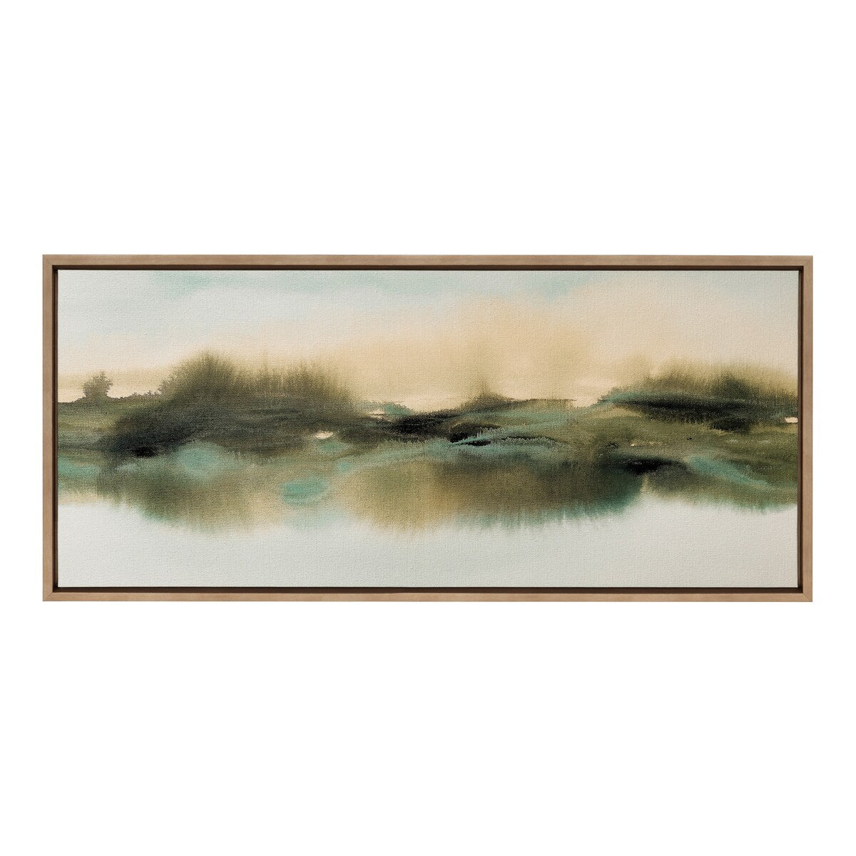 Kate and Laurel Sylvie Tranquil Meadows Framed Canvas by Amy Lighthall