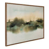 Kate and Laurel Sylvie Tranquil Meadows Framed Canvas by Amy Lighthall