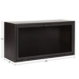 Kate and Laurel Trayce Decorative Metal Wall Cabinet - 12x24