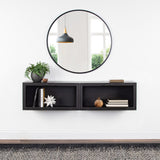 Kate and Laurel Trayce Decorative Metal Wall Cabinet - 12x24