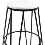 Carbon Loft Hall Wood and Metal Bar Stools (Set of 4)