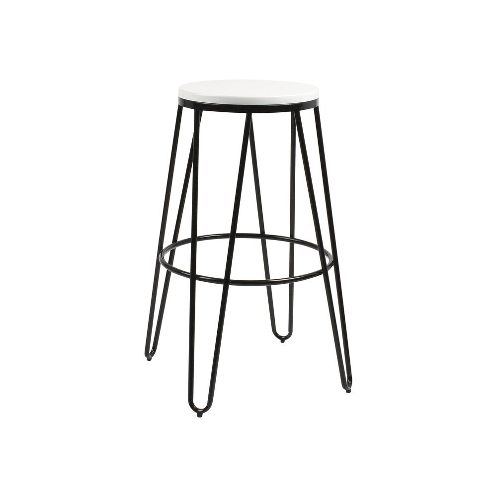 Carbon Loft Hall Wood and Metal Bar Stools (Set of 4)