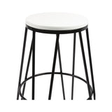 Carbon Loft Hall Wood and Metal Bar Stools (Set of 4)