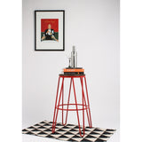Carbon Loft Hall Wood and Metal Bar Stools (Set of 4)