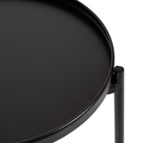 Kate and Laurel Ulani Round Metal Accent Table Set