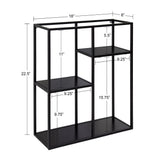 Kate and Laurel Ulna Floating Wall Shelf - 18x6x22
