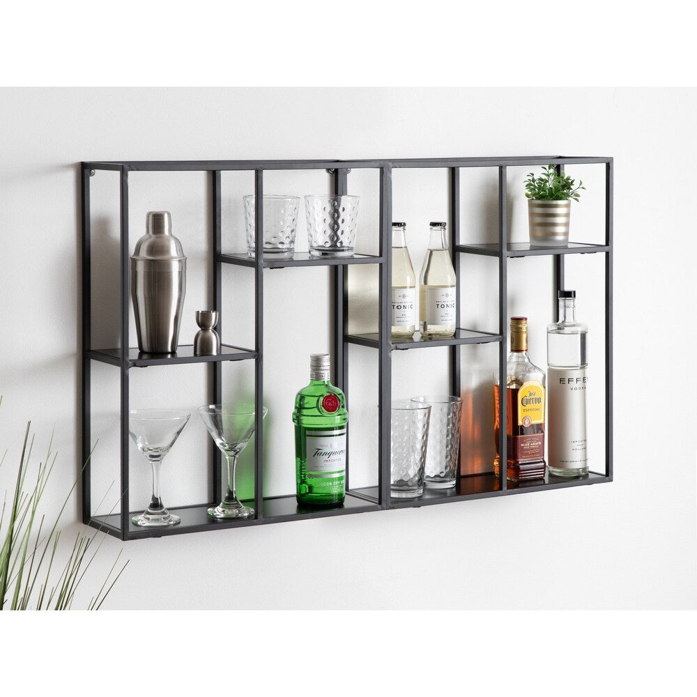 Kate and Laurel Ulna Floating Wall Shelf - 18x6x22
