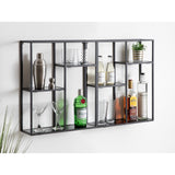 Kate and Laurel Ulna Floating Wall Shelf - 18x6x22