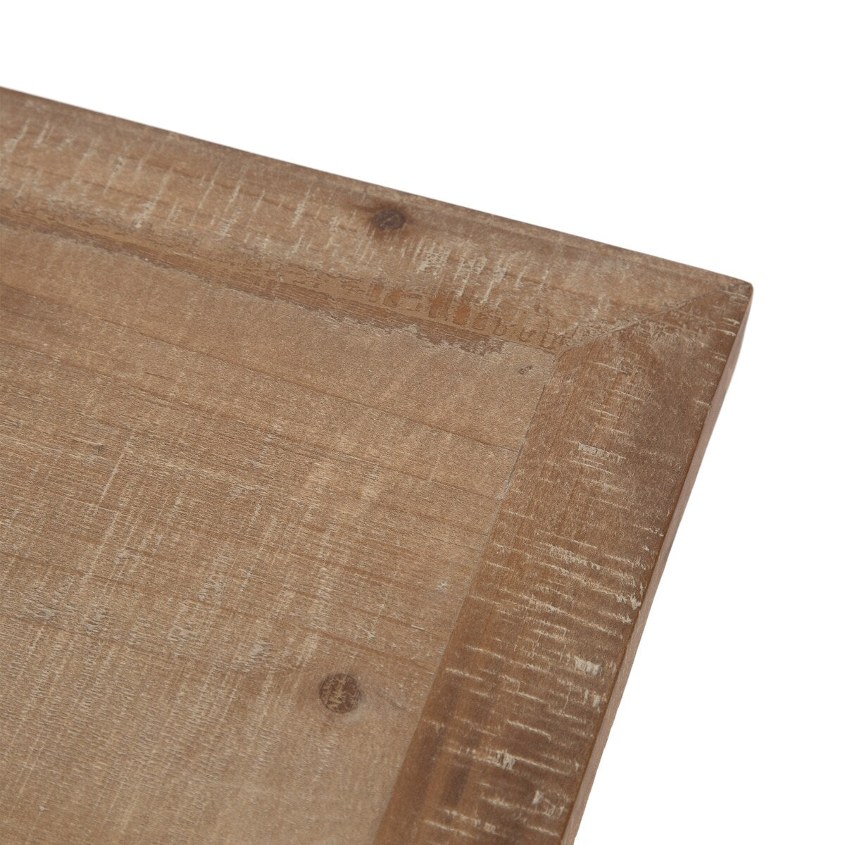 Kate and Laurel Wyldwood Rustic Carved Wood Desk