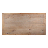 Kate and Laurel Wyldwood Rustic Carved Wood Desk