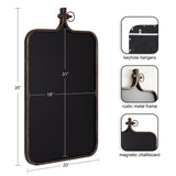 Kate and Laurel Yitro Metal Framed Chalkboard - 20x35