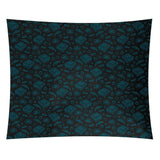 Katelyn Elizabeth Black & Blue Pizza Pattern Tapestry