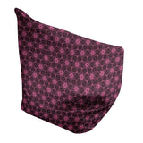 Katelyn Elizabeth Black & Pink Ornate Circles Bean Bag w/Filled Insert