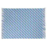 Katelyn Elizabeth Blue Multicolor Retro Diamonds Chenille Rug