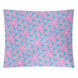 Katelyn Elizabeth Blue Pink & Purple Trapezoids Tapestry In/Out